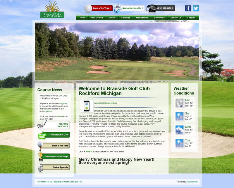 Braeside Golf Club - Web Site From Archive (newer photo)